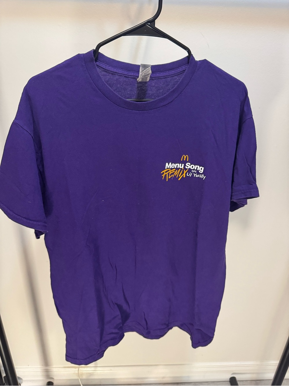 McDonald's Purple 'Menu Song Remix' Logo Tee